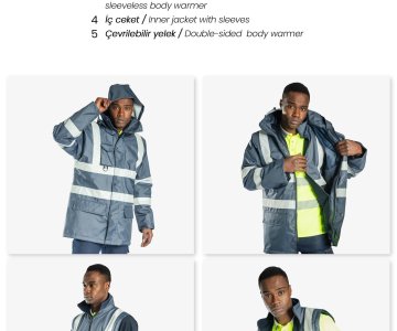 Alaska 5 in 1 Parka Lacivert