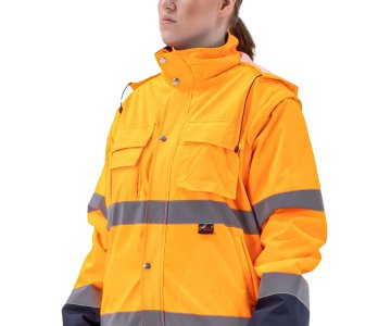 Alaska Hi-Vis 2 in 1 Mont Neon Turuncu-Lacivert