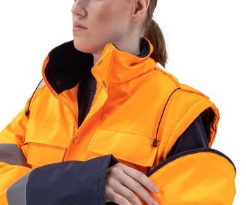 Alaska Hi-Vis 2 in 1 Mont Neon Turuncu-Lacivert
