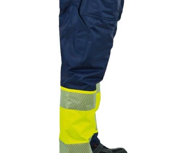 Alaska Hi-Vis Kapitoneli Pantolon Lacivert - Neon Sarı