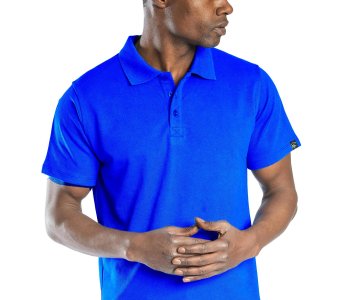 Elegans Polo Pike T-Shirt Saks Mavi