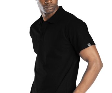 Elegans Polo Pike T-Shirt Siyah