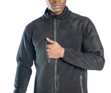 King Polar Ceket Siyah