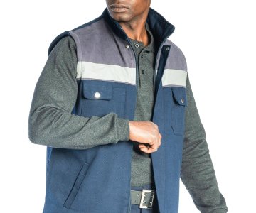 Oscar Yelek Lacivert - Gri