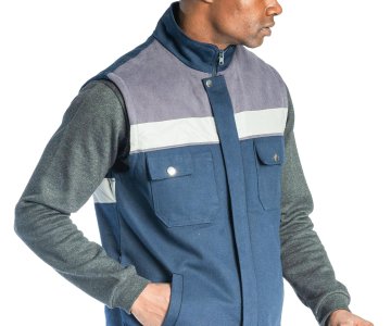 Oscar Yelek Lacivert - Gri