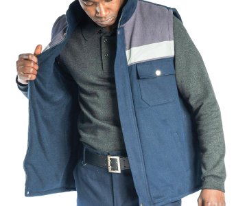 Oscar Yelek Lacivert - Gri