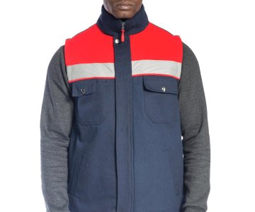 Oscar Yelek Lacivert - Kırmızı