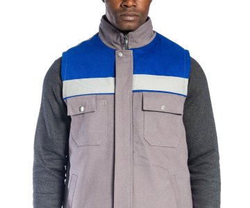 Oscar Yelek Gri - Saks