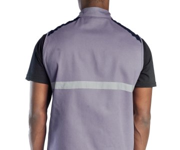 Oscarthin Yelek Gri - Saks