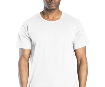 Regular Basic Bisiklet Yaka T-Shirt Beyaz