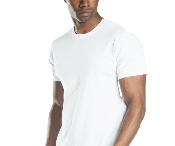 Regular Basic Bisiklet Yaka T-Shirt Beyaz